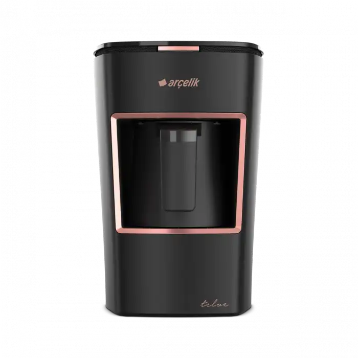 Arçelik K 3300 Tekli Siyah Mini Telve Türk Kahve Makinesi