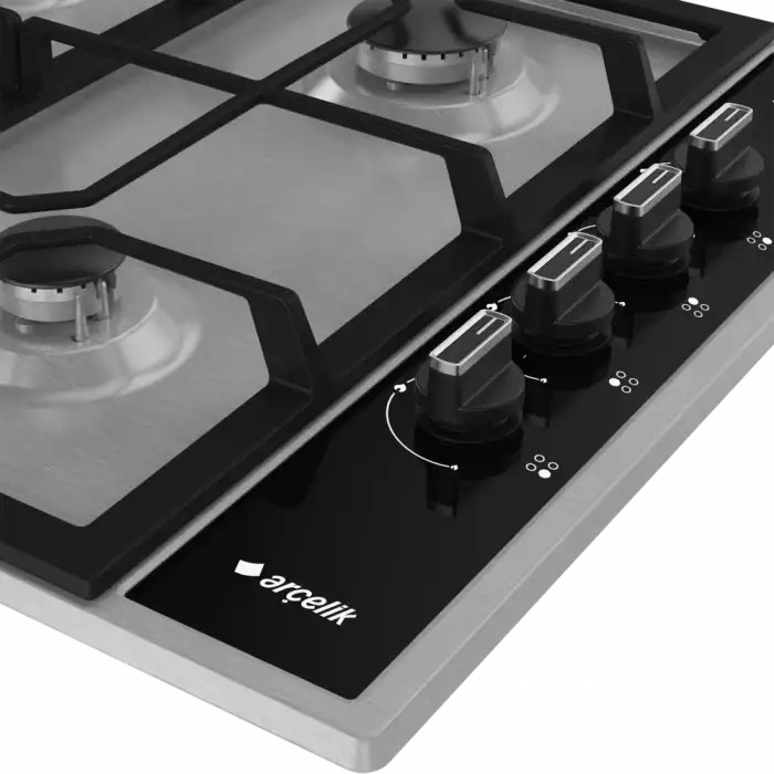 Ankastre OMD D 611 DWI Gazlı Metal Tablalı Ocak