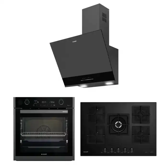 Fibona Dark Mat Ankastre Set