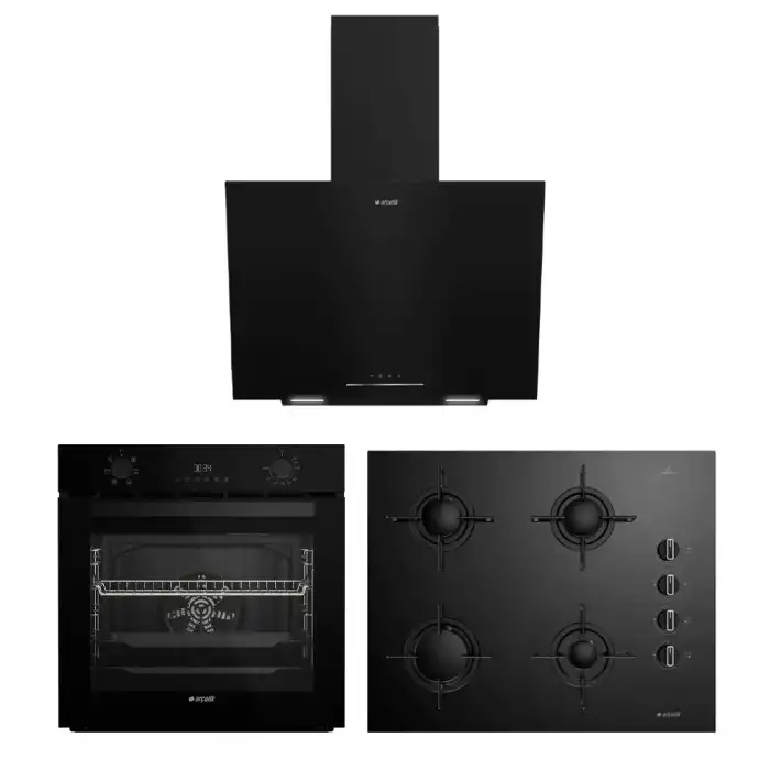 Siyah Avantaj Ankastre Set