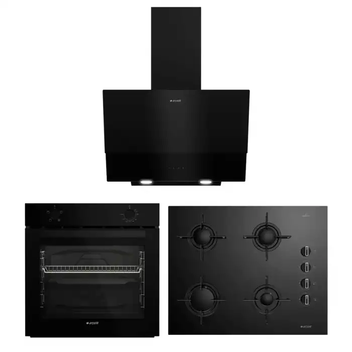 Siyah Yıldız Ankastre Set