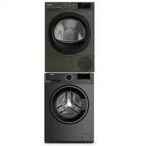 Arçelik 10 Kg Yeni Monogram Gri Çamaşır Kurutma İkili