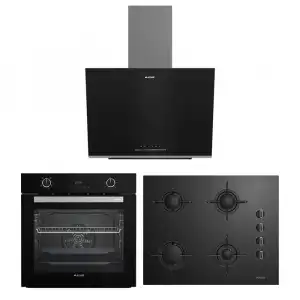 Siyah Buhar Destekli Cam Paketi