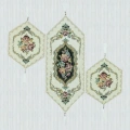 GOBLEN RUNNER PÜSKÜLÜ 3 LÜ SET KREM