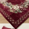 GOBLEN ŞÖNİLLİ 95x95 SEHPA ÖRTÜSÜ BORDO