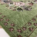 GOBLEN ŞÖNİLLİ 95x95 SEHPA ÖRTÜSÜ YEŞİL