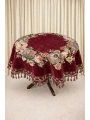 Şönilli goblen sehpa örtüsü 100xyuvarlak