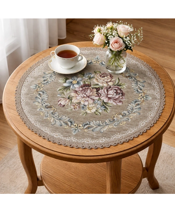 Şönilli sehpa örtüsü 50x50