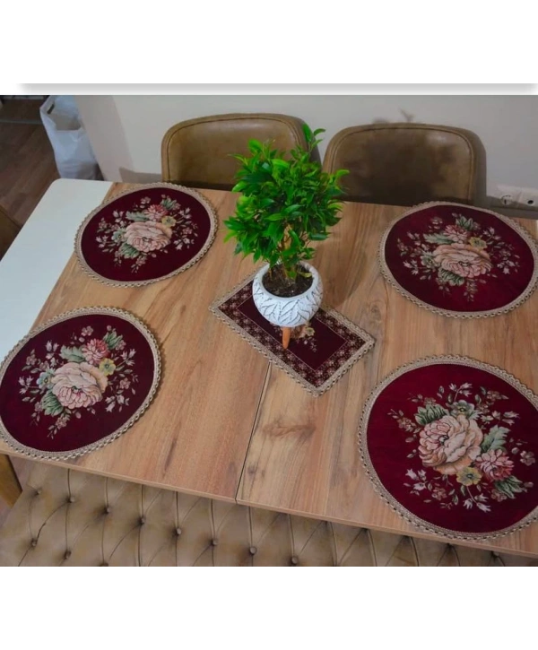 GOBLEN RUNNER 3 LÜ SET BORDO