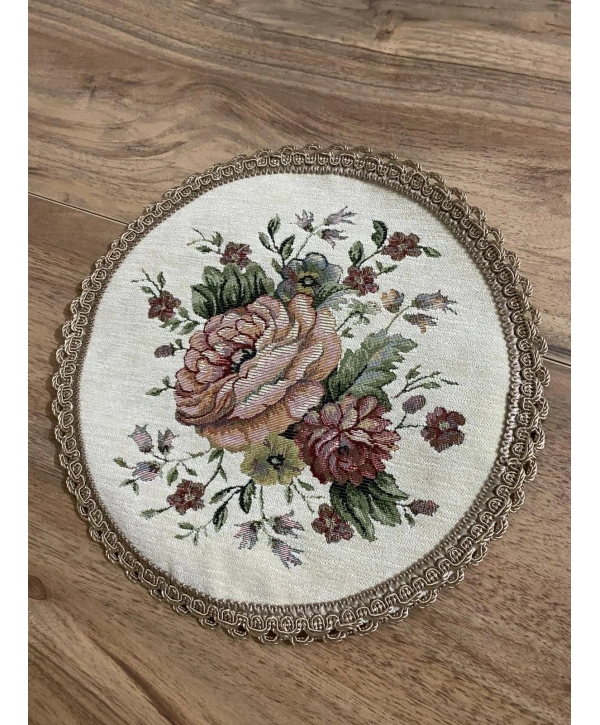 GOBLEN ŞÖNİLLİ 30XYUVARLAK KREM