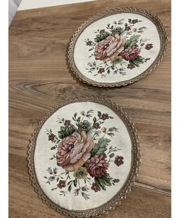 GOBLEN ŞÖNİLLİ 30XYUVARLAK KREM