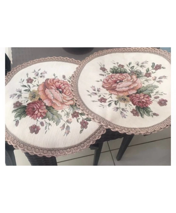 GOBLEN ŞÖNİLLİ 40XYUVARLAK 1ADET KREM