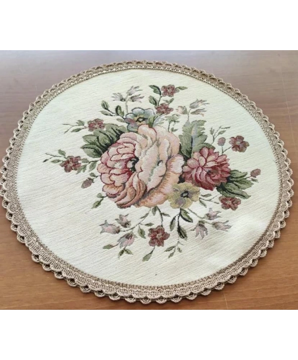 GOBLEN ŞÖNİLLİ 40XYUVARLAK 1ADET KREM