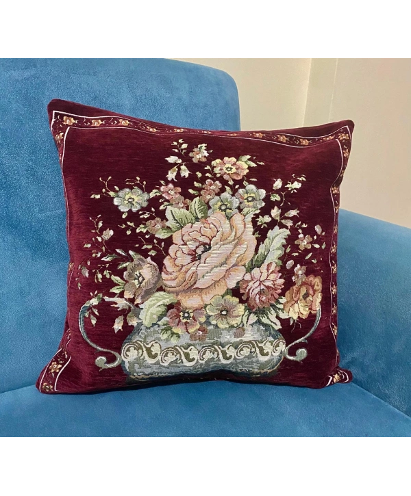 GOBLEN ŞÖNİLLİ DOKUMA KIRLENT KILIFI 1ADET BORDO