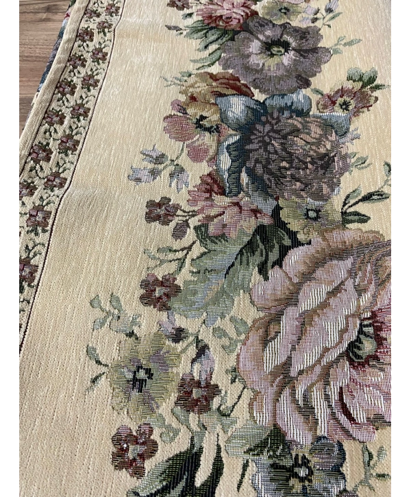 GOBLEN ŞÖNİLLİ SEHPA ÖRTÜSÜ TAŞ