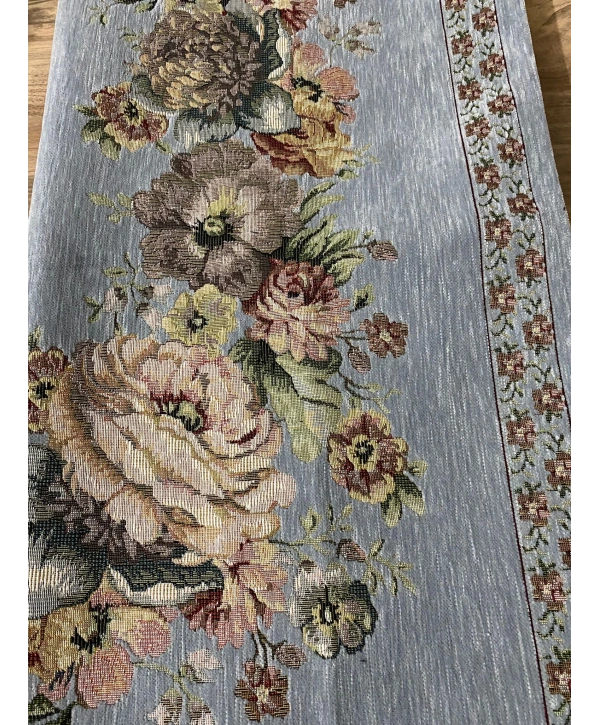 GOBLEN ŞÖNİLLİ SEHPA ÖRTÜSÜ GRİ