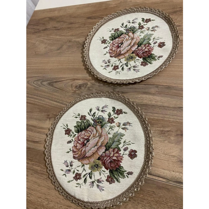 GOBLEN ŞÖNİLLİ 30XYUVARLAK KREM
