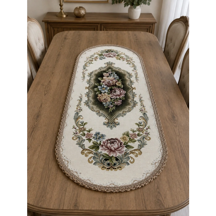 Şönilli Goblen Runner 40x90oval