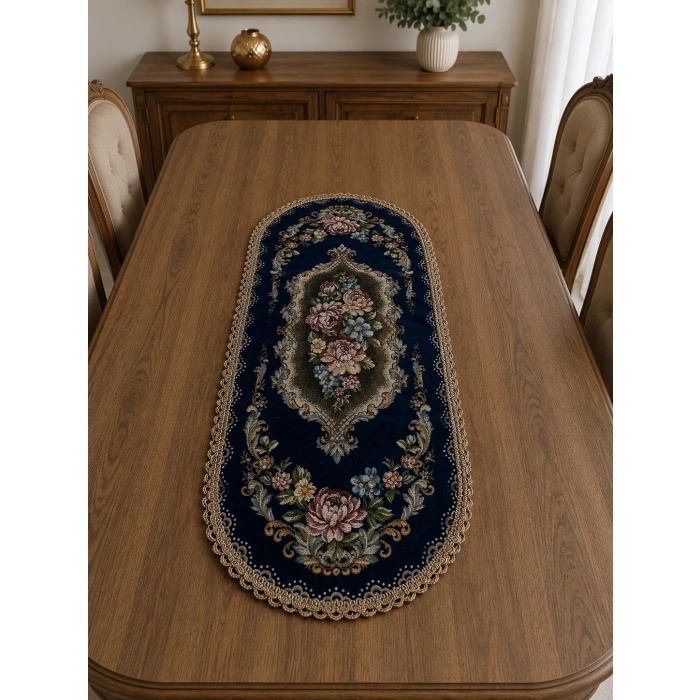 Şönilli Goblen Runner 40x90oval