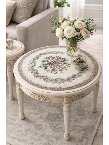 Şönilli sehpa örtüsü 50x50