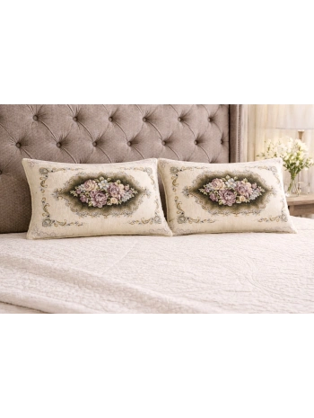 Şönilli goblen yastık 2li 50x70