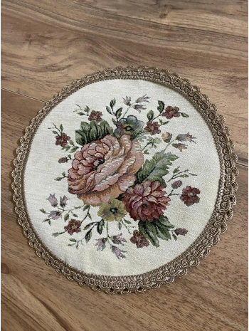 GOBLEN ŞÖNİLLİ 30XYUVARLAK KREM