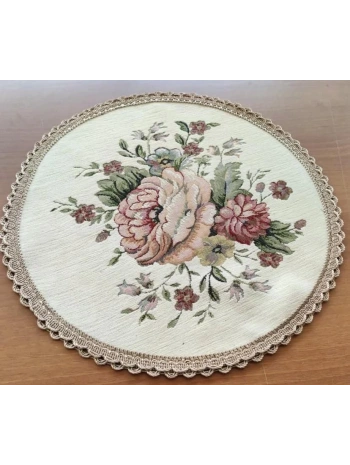 GOBLEN ŞÖNİLLİ 40XYUVARLAK 1ADET KREM