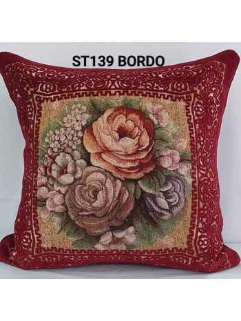 GOBLEN ŞÖNİLLİ DOKUMA KIRLENT KILIFI BORDO