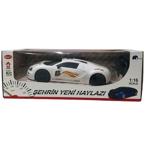 BUGATI SARZLI 1:16 ARABA YERLI