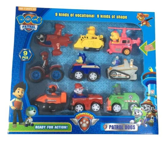 9LU PAW PATROL SETI DEVRIYE KOPEKLERI