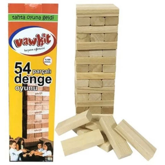 54LU DENGE OYUNU(JENGA)