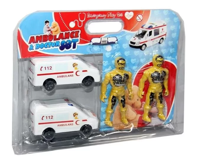 ASETAT ICINDE  ARABALI AMBULANS SET