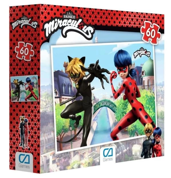 MIRACULOUS  PUZZLE 60 PCS