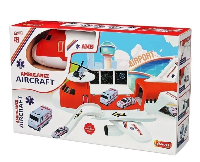 UCAK AMBULANS SETI HEROES TOYS