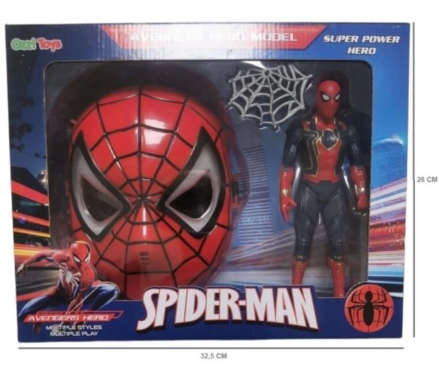 KUT.MASKE-SPDERMAN KARAKTER SET