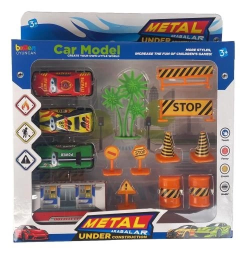 KUTULU METAL TRAFIK SET