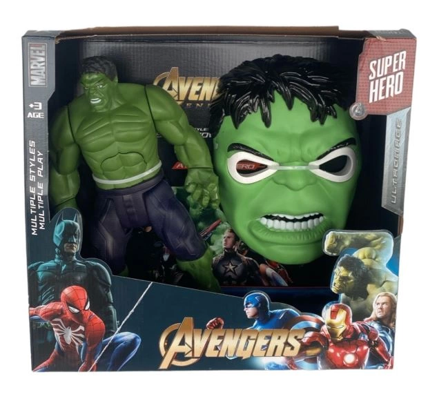 BUYUK BATMAN& HULK& SPIDERMAN VE MASKE