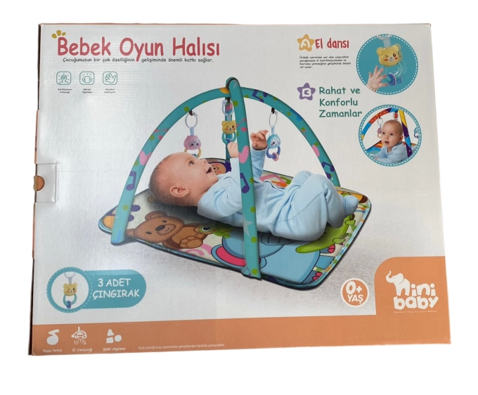 BEBEK OYUN HALISI HAYVAN FIGURLU