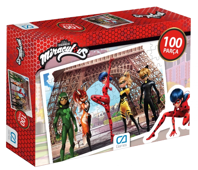 MIRACULOUS PUZZLE 100 PCS