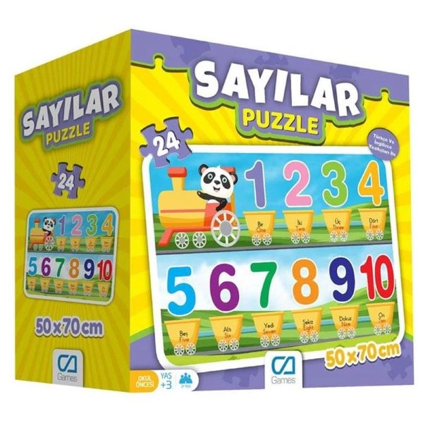 SAYILAR YER PUZZLE 24 PCS