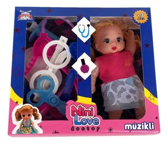 NINI LOVE MUZIKLI DOKTOR SETLI BEBEK