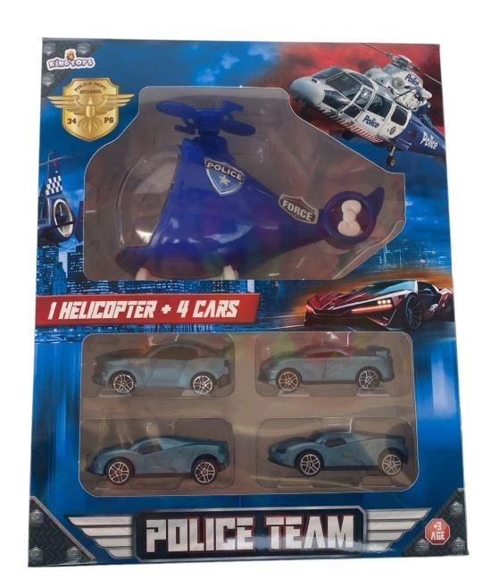 POLICE TEAM HELIKOPTER SET