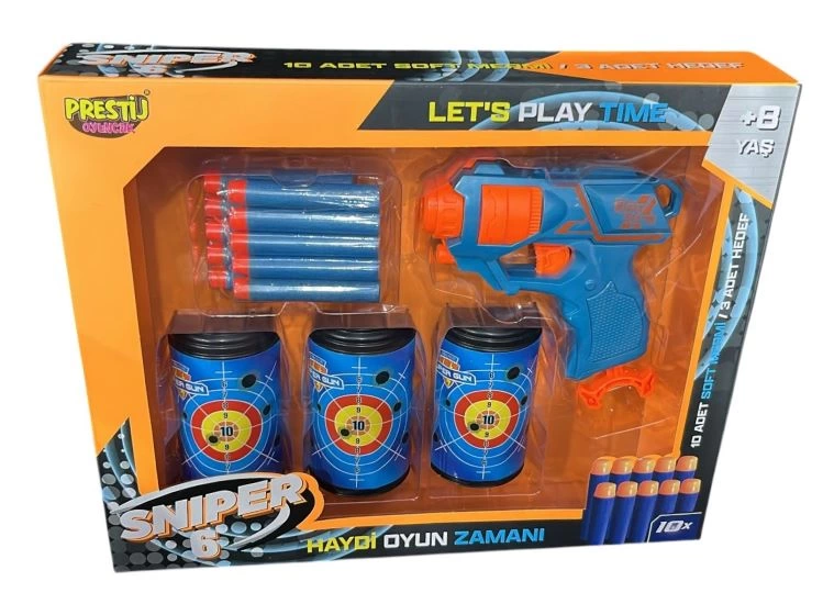 KUT. 3 HEDEFLI SNIPER 6 DART ATICI KUT. 3 HEDEFLI SNIPER 6 DART ATICI