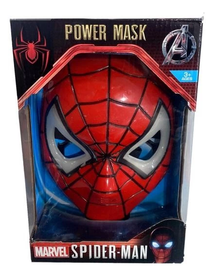 KUTULU ISIKLI SPIDERMAN MASKE