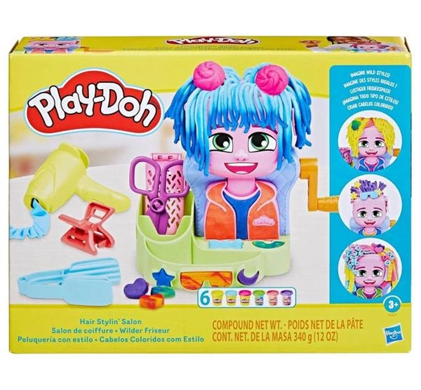 PLAY-DOH HAMUR RENKLI KUAFOR SALONU