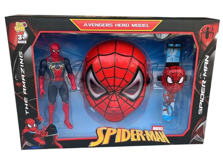 KUT. SPIDERMAN MASKE VE SAAT KUT. SPIDERMAN MASKE VE SAAT