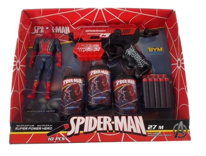 HEDEFLI SPIDERMAN DART ATICI