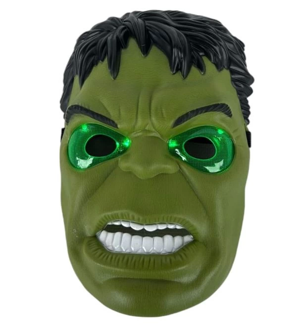 POSETLI ISIKLI HULK MASKE