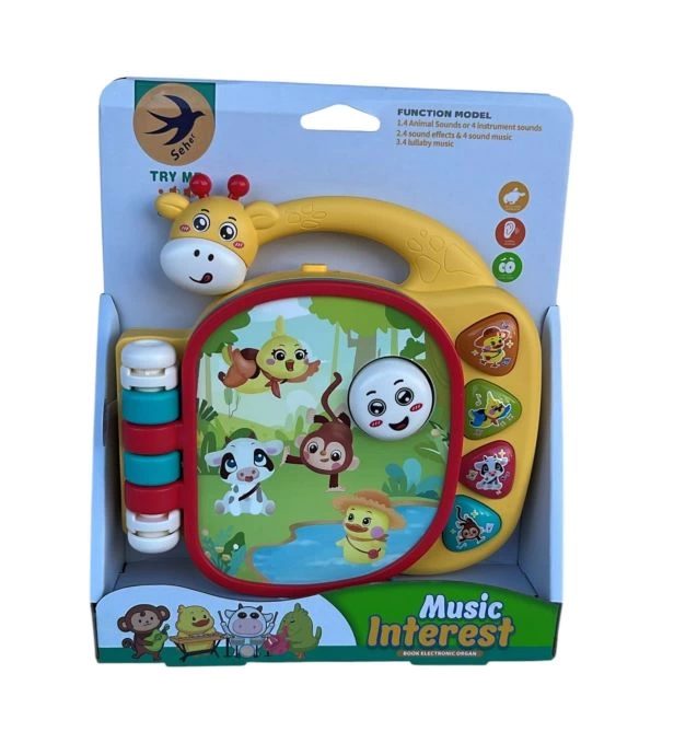 PILLI MUZIKLI ZURAFA GORUNUMLU KITAP PILLI MUZIKLI ZURAFA GORUNUMLU KITAP