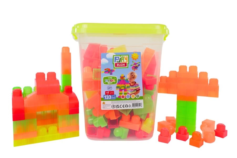 PLAYBLOX BLOCK  NEON 133 PCS BUCKET